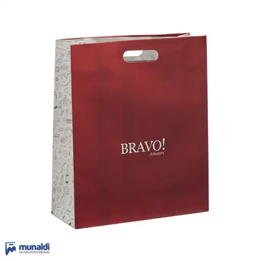 sacola de papel branca sob medida para empresas