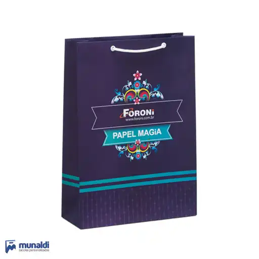 sacola de papel offset sob medida para lojas