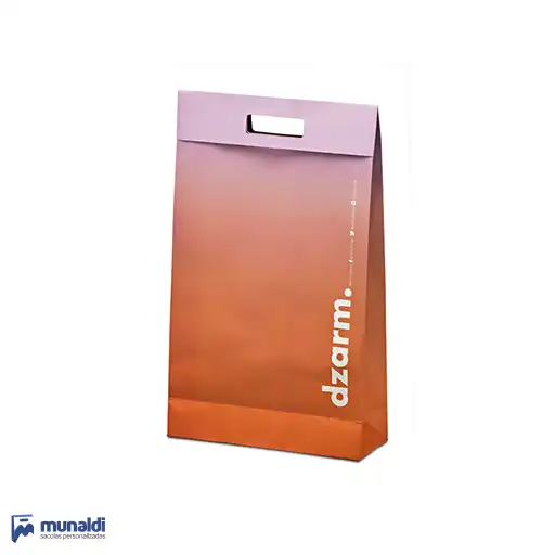 Sacolas de papel personalizadas duplex