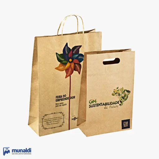 Venda de sacolas de papel personalizada Vale do Paraíba